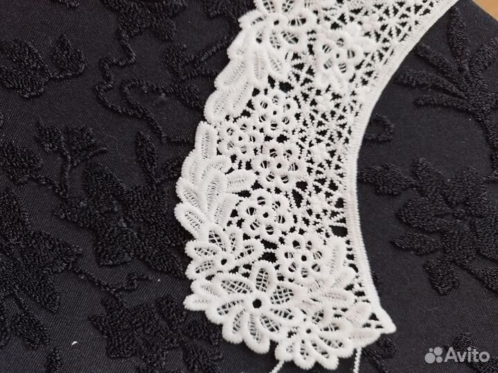 Съемный воротничок вышивка
