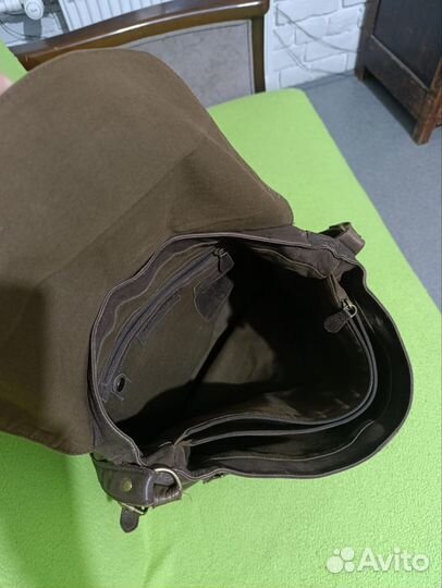 Сумка натуральная кожа коричневая