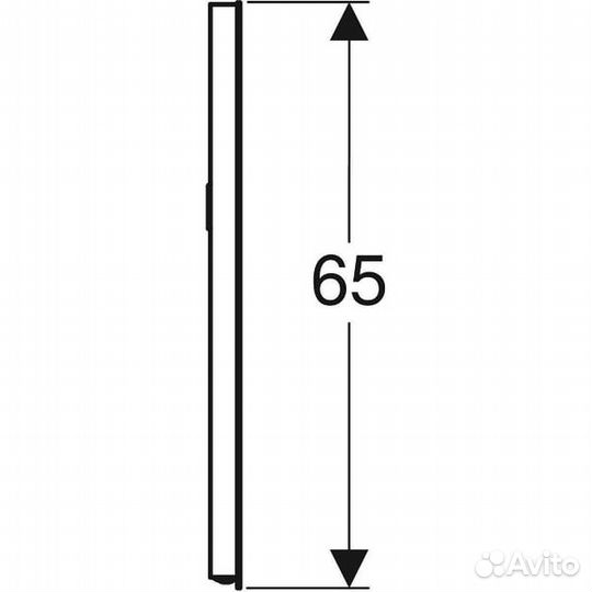 Зеркало Geberit (Keramag) 862360000 Хром