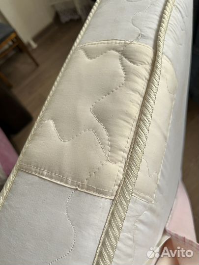 Матрас детский 120/60 б/у кокос + наматрасник