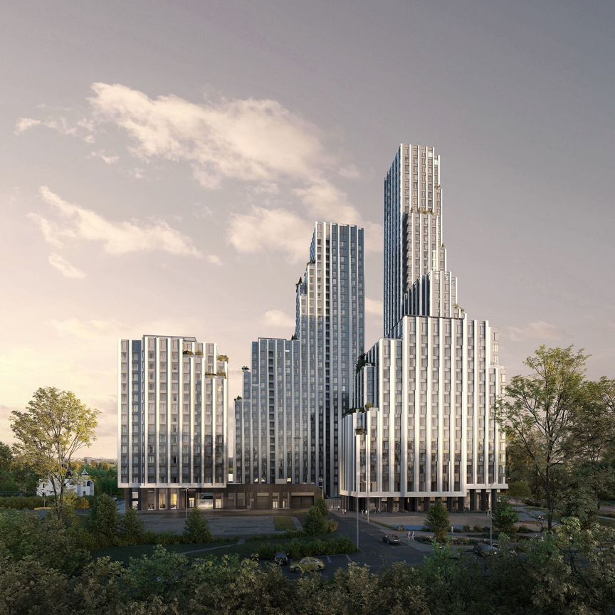 2-к. квартира, 72,5 м², 4/43 эт.