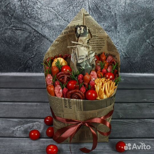 Съедобный мужской букет «Хит плюс» подарок другу