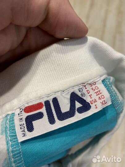 Fila polo vintage футболка поло made in Italy