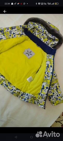 Комлект зимний, комбез на мальчика 86 рост