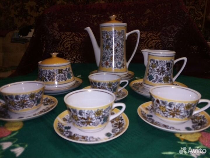 Кофейный сервиз. RPA riga. 60-70гг Новый