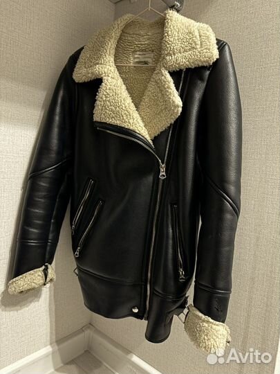 Дубленка bershka женская xs