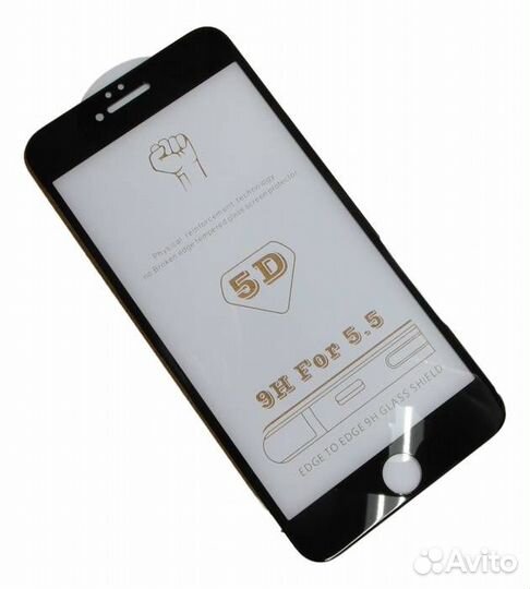 Защитное стекло 3D, олеофобное покрытие, для iPhon