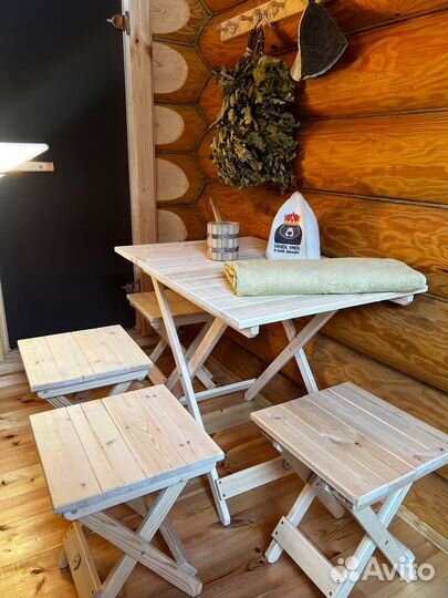 Комплект мебели для бани и дачи