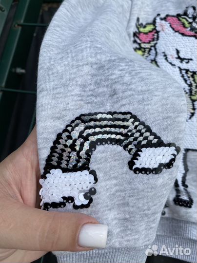 Кофта лонгслив свитшот для девочки hm