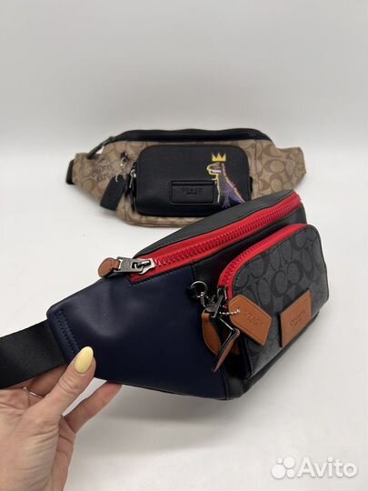 Поясная сумка мужская coach оригинал