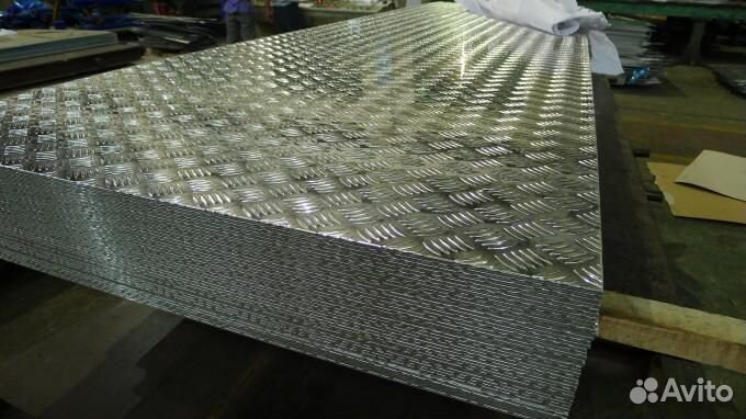 Лист алюминиевый рифленый 5мм 1200х3000