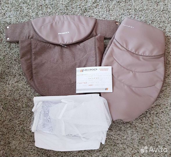 Коляска 2 в 1 Riko Bruno Natural