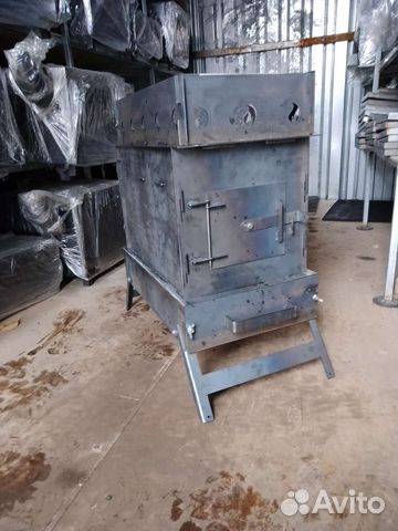 Печка для мобильной бани