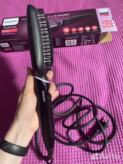 Расческа-выпрямитель Philips BHH880 StyleCare Esse