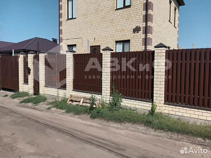 Штакетник металлический