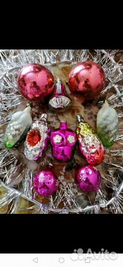 Ёлочные игрушки СССР