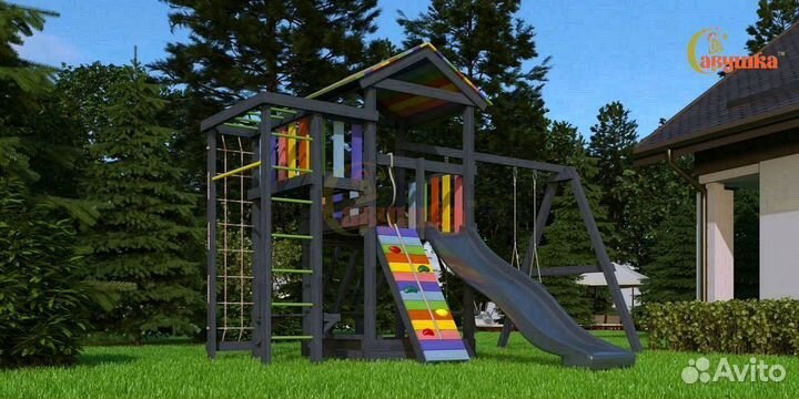 Детский спортивный комплекс для дачи Савушка