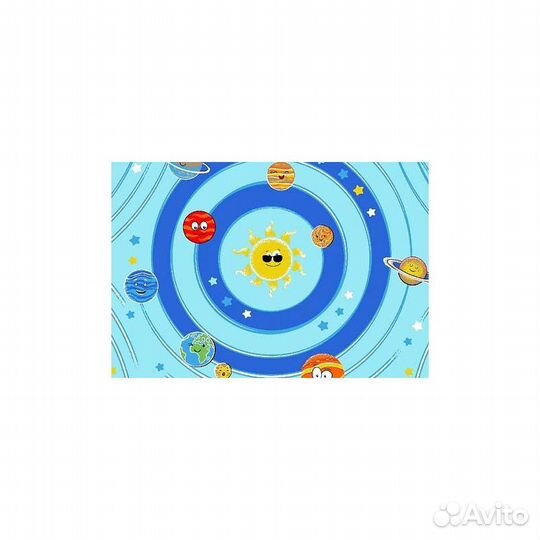 Коврик детский Принт па Космос 1*1,5м