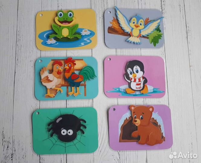 Книжка-малышка на липучках 