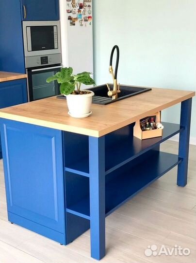 Кухня с островом. Кухонный гарнитур на заказ