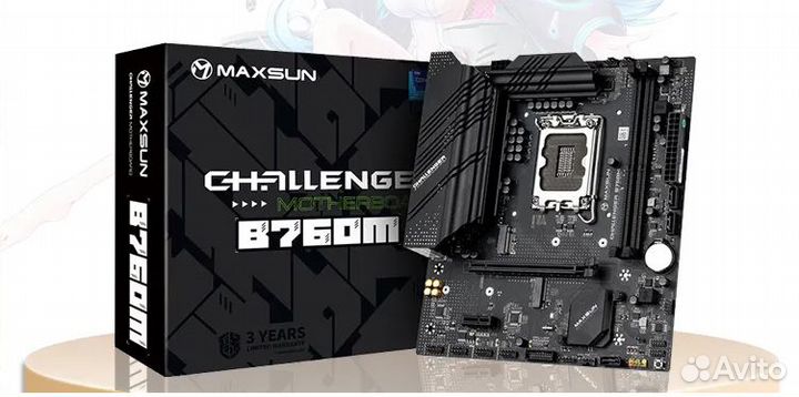 Комплект i5 12400f плата b760m 16Gb 3600 мегагерц