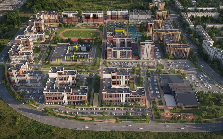 2-к. квартира, 56,6 м², 4/9 эт.