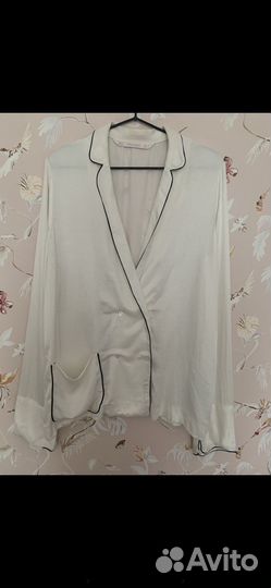 Блузка zara белая