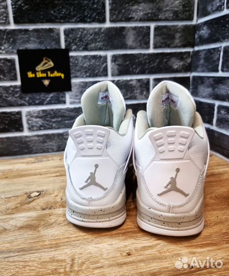 Кроссовки Nike Air Jordan 4 Retro White Oreo