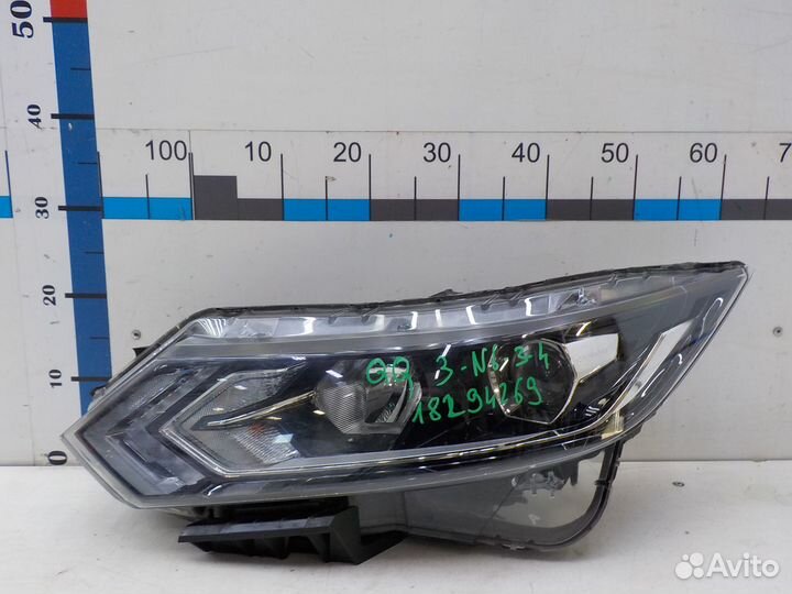 Фара левая Nissan Qashqai 2017