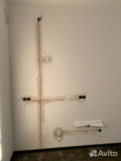 Перенос розеток Штробление без пыли