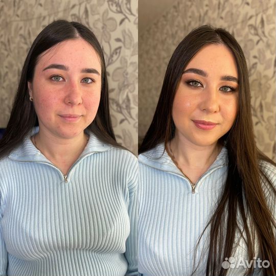 Макияж/Завязывание платка/Брови Халяль метод