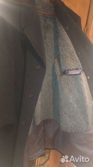 Пальто мужское новое, шерсть, с подкладкой