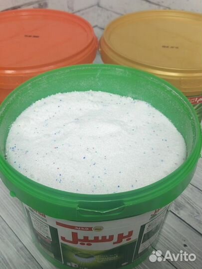 Стиральный порошок в ведрах