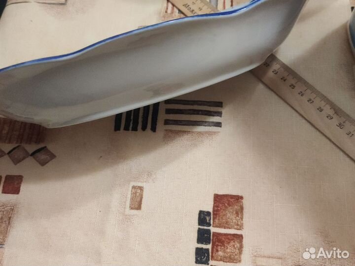 Блюдо Гжель СССР