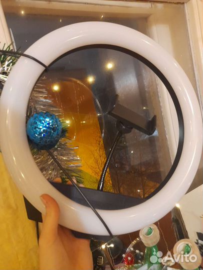 Кольцевая лампа бу со штативом