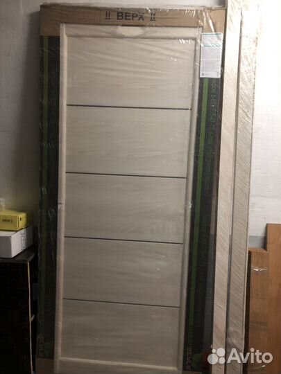 Дверь межкомнатная 90х200 см + наличники