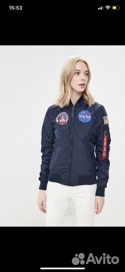 Куртка бомбер alpha industries