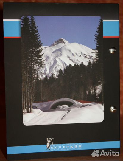 Купюра 100р. и набор 25 р. монет из 7 шт. в альбом