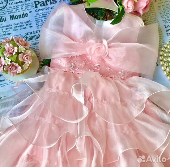 Платье для девочки 104 110 116
