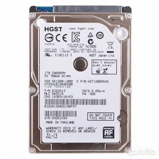 Жесткий диск HDD 2.5