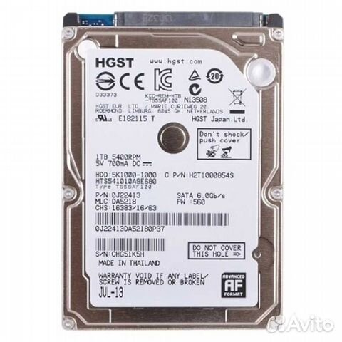 Жесткий диск HDD 2.5