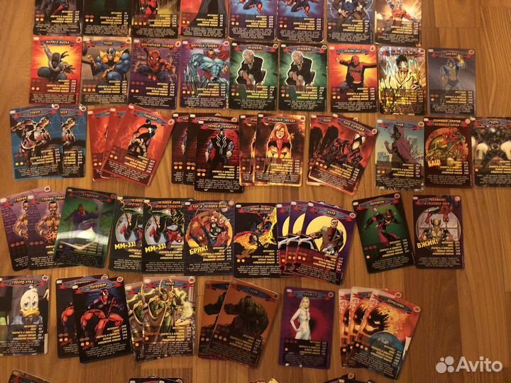 Коллекционные карты Человек-Паук 1 и 2 серия