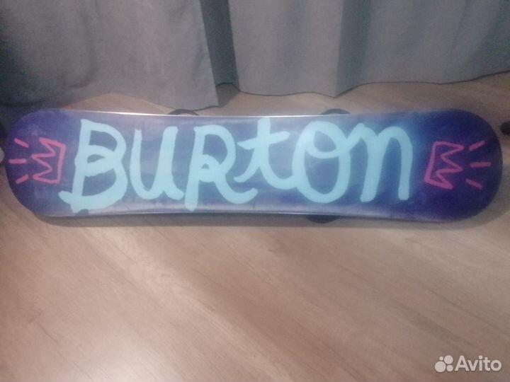 Сноуборд burton детский 125, крепления burton