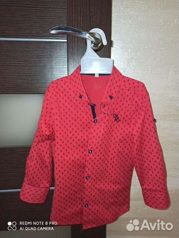 Рубашка для мальчика рост 110