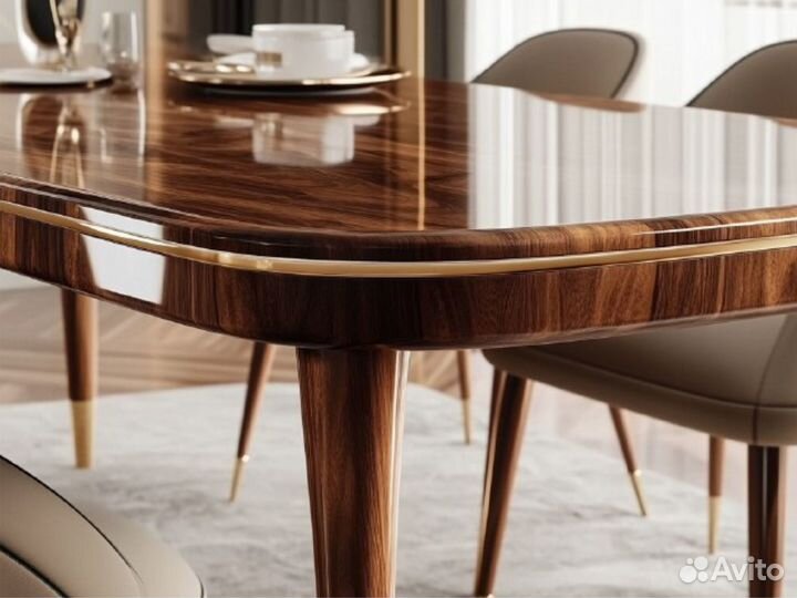 Стол кухонный / обеденный 1200х700мм со шпоном оре