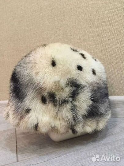 Женская шапка норка, нерпа