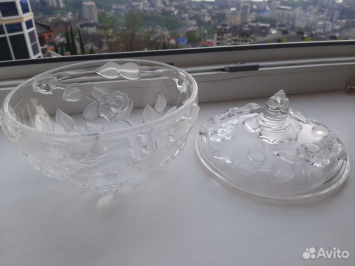 Ваза конфетница с крышкой