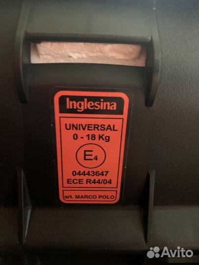 Детское автокресло от 0 Inglesina