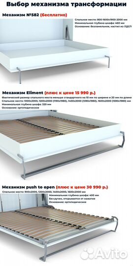 Шкаф кровать трансформер с диваном в рассрочку