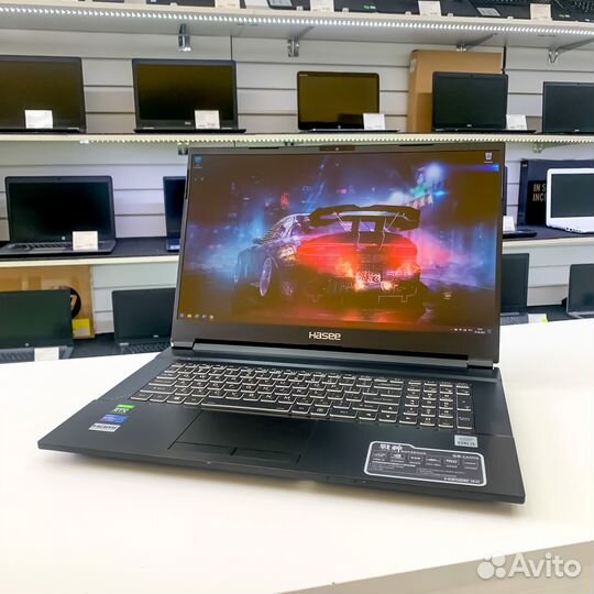 Игровой ноутбук Hasee RTX3060/144Hz/16RAM/17,3